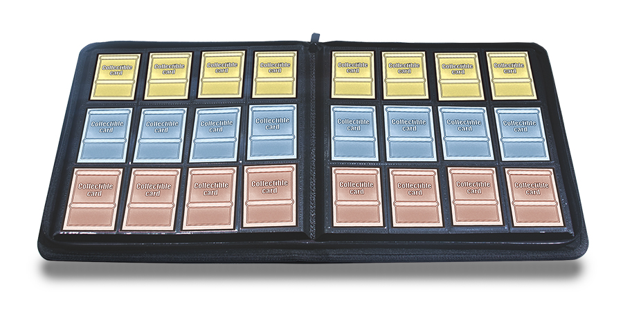 Ultra Pro Deck Builders Premium Pro-Binder Black with Zippered Closure (Holds 480 cards)